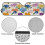 Foldable Floral Sun Shade for Jeep Wrangler Gladiator JT 6