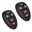 Chevrolet GMC Cadillac Keyless Entry Remote 2 Pack Black 5 3