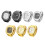 Finger Watch Silver Stainless Steel Band Mini Quartz 7