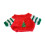 20 cm doll clothes red soft animal accessories 3