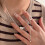 Sterling Silver Oval Spring Clasp 2 pcs 6