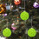 Pickleball Ornament Set Green 3 Pieces 8