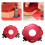 4-In-1 Arc Angle Positioning Template, Router Corner Radius Template, Corner Radius Jig Router Template, Reusable 30-50R 5