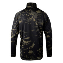 SPEERO Long sleeve Armour Top Black Cam Small