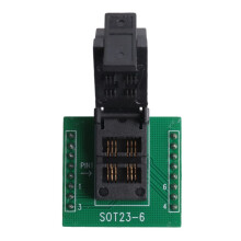 For SOT23-6L SOT23 to DIP6 IC Programmer Adapter Chip Test Socket Adapter Burning Easy Installation