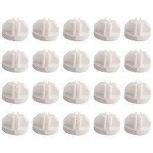 Grid Cube Connector ABS Wire Storage Shelving 20 pcs