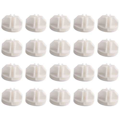 Grid Cube Connector ABS Wire Storage Shelving 20 pcs