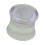 Unisex Glow-in-the-Dark Double-Flared Saddle Ear Plug 8mm 1