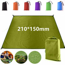 Camping Tarp Ultralight Waterproof Black 150x210 cm