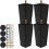 Wooden Sofa Legs Set 4 pcs 6 cm Solid Wood M8 Bolt 1