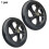 Solid Scooter Wheels Replacement Black 145x30mm 2 pcs 1