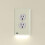 GuideLight 2 LED Night Light Wall Plate Auto Sensor Almond 1
