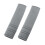 Microfiber Car Seatbelt Pad Covers Gray 2 pcs 27x6.5 cm 1