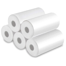 Mini Printer Photo Paper 57x25mm Thermal White 5 Rolls