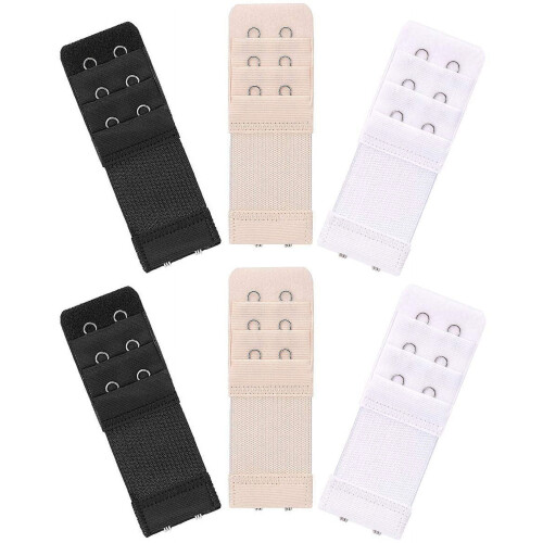 Women's Bra Extender Strap Soft Elastic 6 Pieces