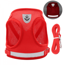 Cat Harness and Leash Set Adjustable Soft Mesh Vest with