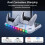 PS5 Cooling Stand with Controller Charging, 3-Speed Fan, 5