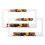 Aluminum License Plate Frame Candy Bar Tree Design 2 Pack 1