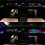 USB Car LED Ambient Lights Colorful Streamer 12V 1