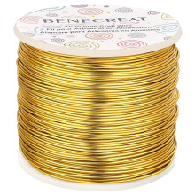 Gold Anodized Aluminum Wire 9-20 Gauge 492 FT