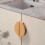 Poignées de meuble en bois de style chinois, en hêtre massif, 2 pièces, 64 mm 4