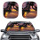 Foldable Palm Tree Car Sun Shade 2-Piece 1