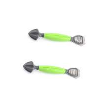 Lemon Zester Squeezer 2-in-1 Compact Ergonomic Tool