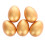Wooden Simulation Easter Eggs 2.3 Inch Solid 5 pcs 1