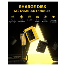 M2 SSD Case 2230 M.2 NVMe SSD Enclosure USB 3.2 Gen2(10Gbps) to NVMe PCI-E M.2 External SSD for Laptop PS5 Game Camera,B