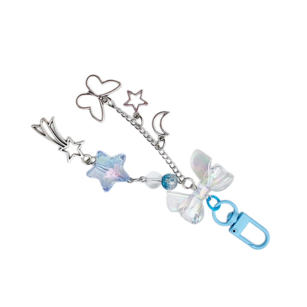 Dolphin Pendant Keychain Bowknot Charm For Phone Or Keys 9180333413300