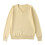 Unisex V-Neck Pullover Sweater Yellow Size 14-16 Years 1