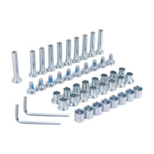 Inline Skate Axle Spacer Screw,Skate Wheel Bearing Spacer,Roller Skate Replacement Parts with Axle&Axles Screws&Wrench,A