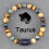 Bohemian Zodiac Bracelet Stretch Beaded Bangle with Virgo 1