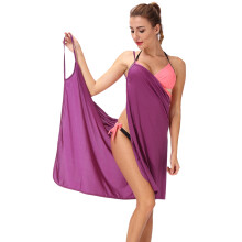 Women's Spaghetti Strap Bikini Cover-Up V-Neck Wrap Dress