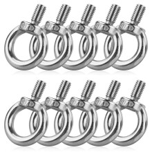 M8 Stainless Steel Lifting Eye Bolts 10 Pcs
