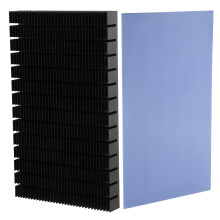 DIY Aluminum Radiator for RTX 3080 3090  Card Backside VRAM, MOD GPU Backplate 150X90X15mm