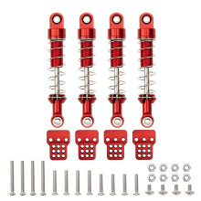 4Pcs Metal Damper with Extender Mount for MN D90 MN-90 MN99S WPL C14 C24 RC Car Upgrade Parts,1