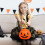 Halloween pompoen snoepemmer van plastic, 16 cm 6
