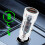 Car Charger USB PD Fast Charging Adapter 12-30V White Blue 1