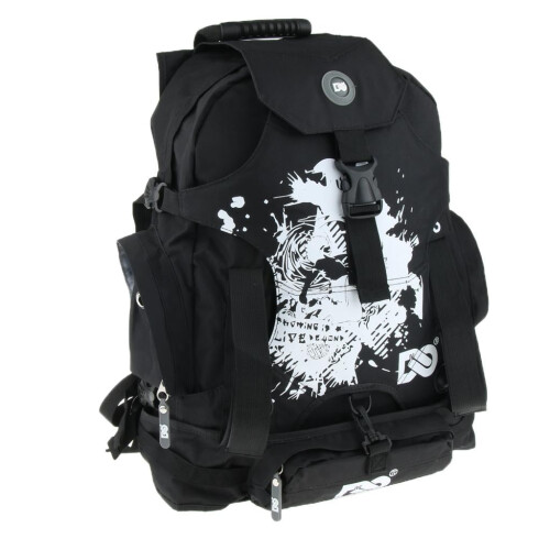 Sports Skate Backpack for Ice Roller Inline Skates Black