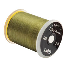Fly Tying Thread 140D Olive Multifilament Braided