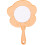 Wooden Handheld Mirror Unfinished 2 Pieces 1