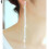 Women's Rhinestone Drop Earrings Silver Long Tassels 1