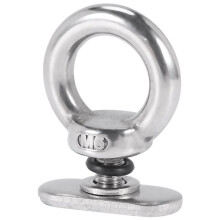 4Pack Stainless Steel Kayak Track Mount Tie Down Eyelet Rail Accessory for Kayak Canoe Boat