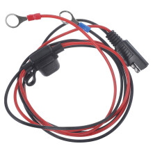 HOMEMAXS Copper Extension Cord with Fuse Black 16AWG