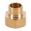 Brass water pipe adapter reducer for sanitary connections 1