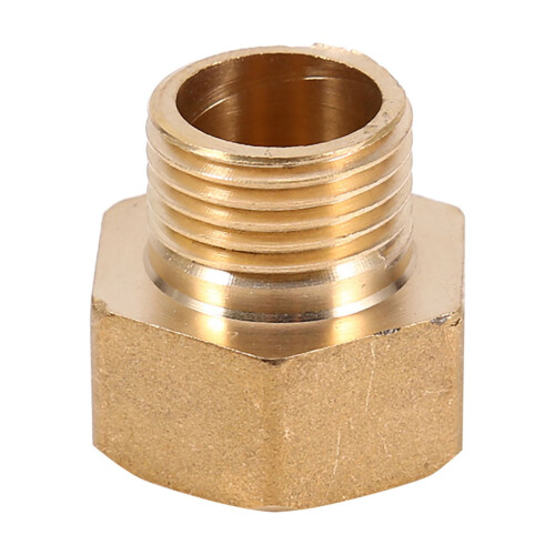 Brass water pipe adapter reducer for sanitary connections