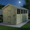 7 x 18 Apex Shed Tanalised (Single Door, With Windows) 3