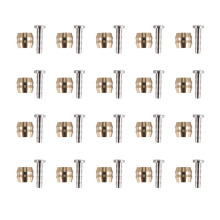 20Pcs Bicycle Brake Olive Brass Connecting Insert Kit for BH90 Hydraulic Disc Brake Hose,A