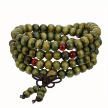 Sandalwood Buddhist Prayer Bracelet 108 Beads 8mm